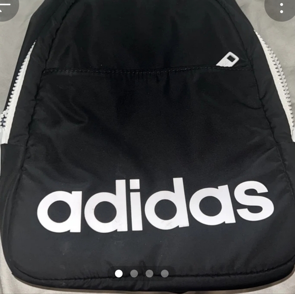 Unisex Adidas Core Mini Black & White Backpack bag - Picture 9 of 9